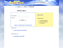 Tablet Screenshot of amenme.com